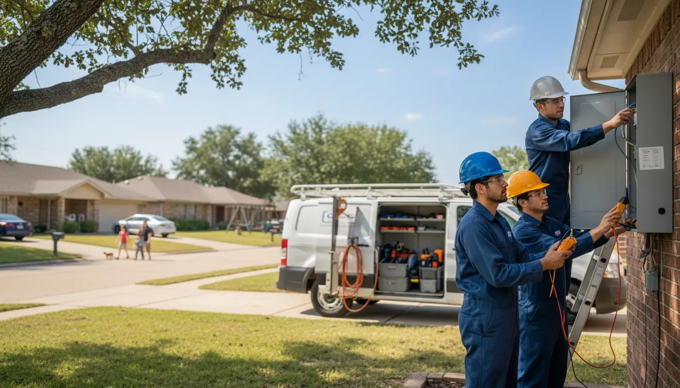 Certified electrician providing emergency electrical services in Cainsville, MO